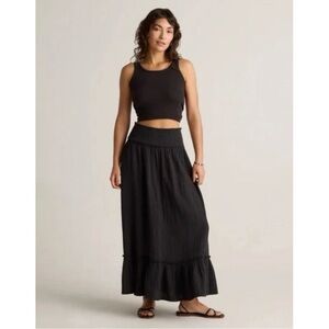 NWT Black Quince 100% Cotton Skirt